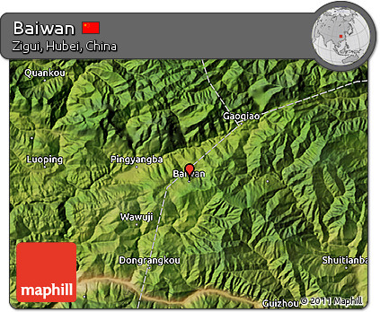 Satellite Map of Baiwan