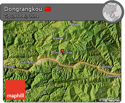 Satellite Map of Dongrangkou