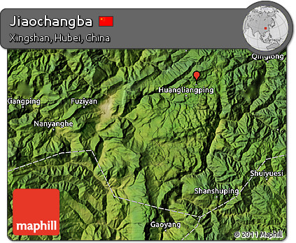 Satellite Map of Jiaochangba
