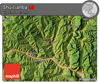 Satellite Map of Shuitianba