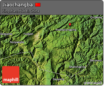 Satellite Map of Jiaochangba