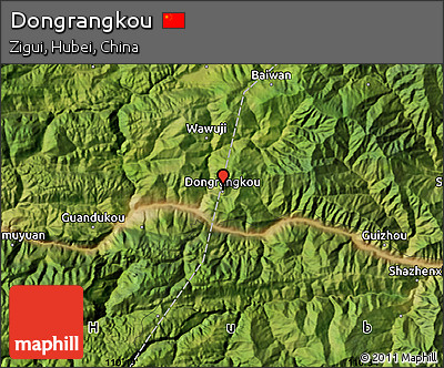 Satellite Map of Dongrangkou