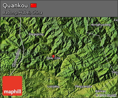 Satellite Map of Quankou