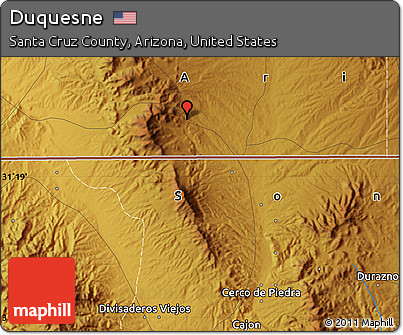 Physical Map of Duquesne