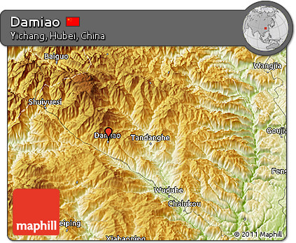 Physical 3D Map of Damiao