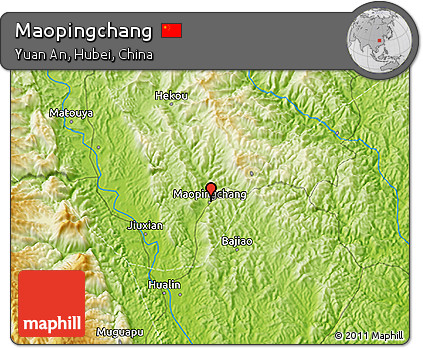 Physical 3D Map of Maopingchang