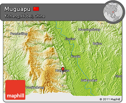Physical 3D Map of Muguapu