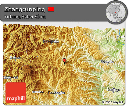 Physical 3D Map of Zhangcunping