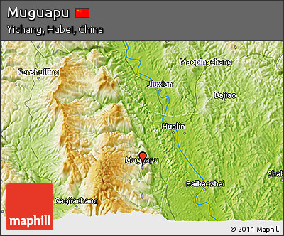 Physical 3D Map of Muguapu