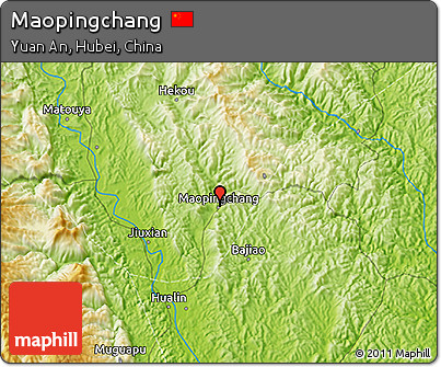 Physical 3D Map of Maopingchang