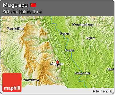 Physical 3D Map of Muguapu