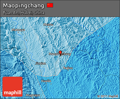 Political 3D Map of Maopingchang