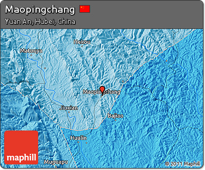Political 3D Map of Maopingchang