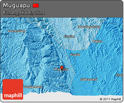 Political 3D Map of Muguapu