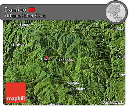 Satellite 3D Map of Damiao