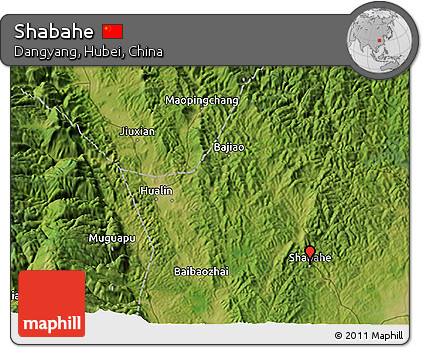 Satellite 3D Map of Shabahe