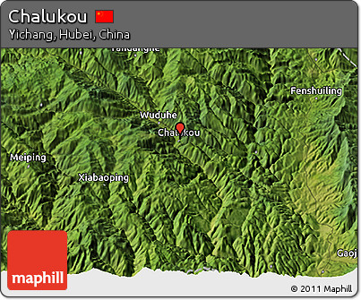 Satellite 3D Map of Chalukou