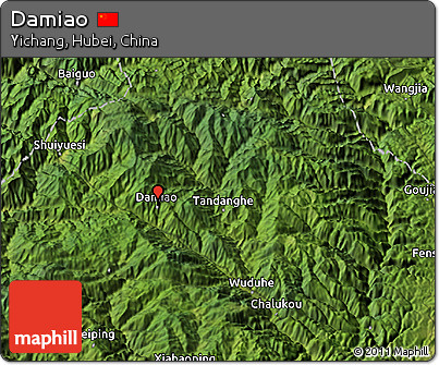 Satellite 3D Map of Damiao