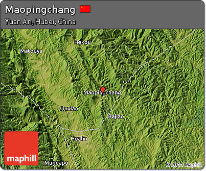 Satellite 3D Map of Maopingchang