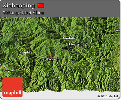Satellite 3D Map of Xiabaoping