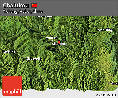 Satellite 3D Map of Chalukou