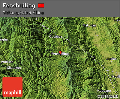 Satellite 3D Map of Fenshuiling