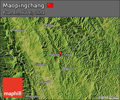 Satellite 3D Map of Maopingchang