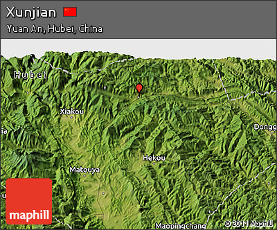Satellite 3D Map of Xunjian