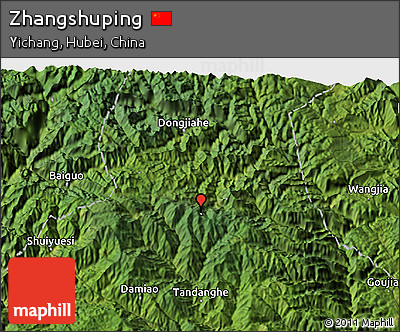 Satellite 3D Map of Zhangshuping