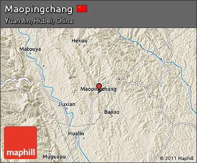 Shaded Relief 3D Map of Maopingchang