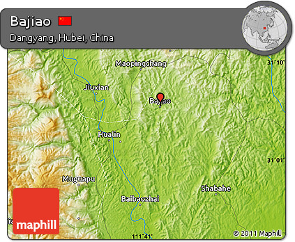 Physical Map of Bajiao