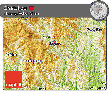 Physical Map of Chalukou