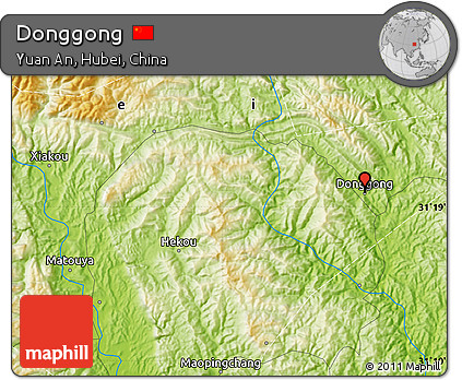 Physical Map of Donggong