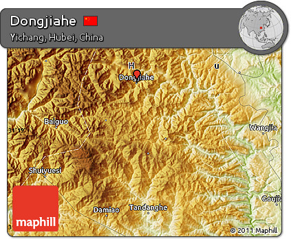 Physical Map of Dongjiahe