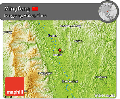 Physical Map of Mingfeng