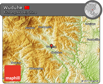 Physical Map of Wuduhe