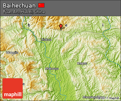 Physical Map of Baihechuan