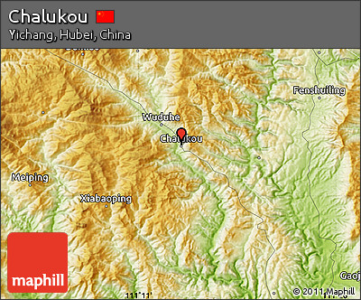 Physical Map of Chalukou