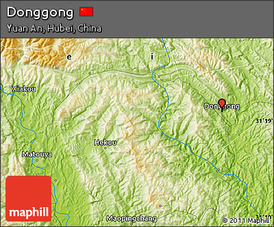 Physical Map of Donggong