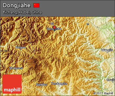 Physical Map of Dongjiahe