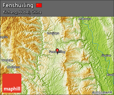 Physical Map of Fenshuiling