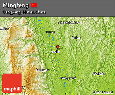 Physical Map of Mingfeng