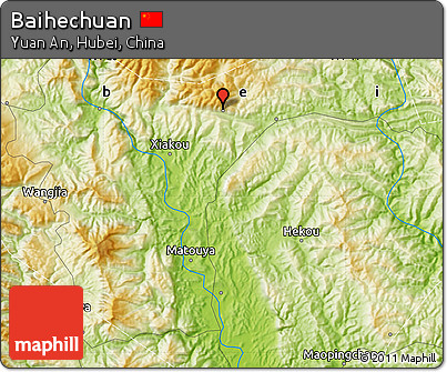 Physical Map of Baihechuan