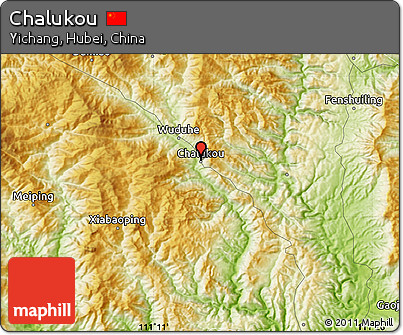 Physical Map of Chalukou
