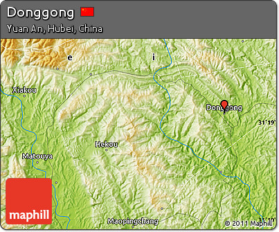 Physical Map of Donggong