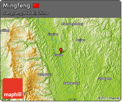 Physical Map of Mingfeng