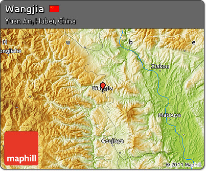Physical Map of Wangjia