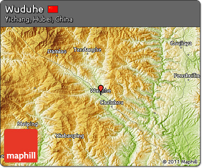 Physical Map of Wuduhe