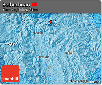 Political Map of Baihechuan