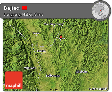 Satellite Map of Bajiao
